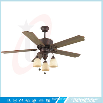 2015 ventilador de teto decorativo popular com alta qualidade